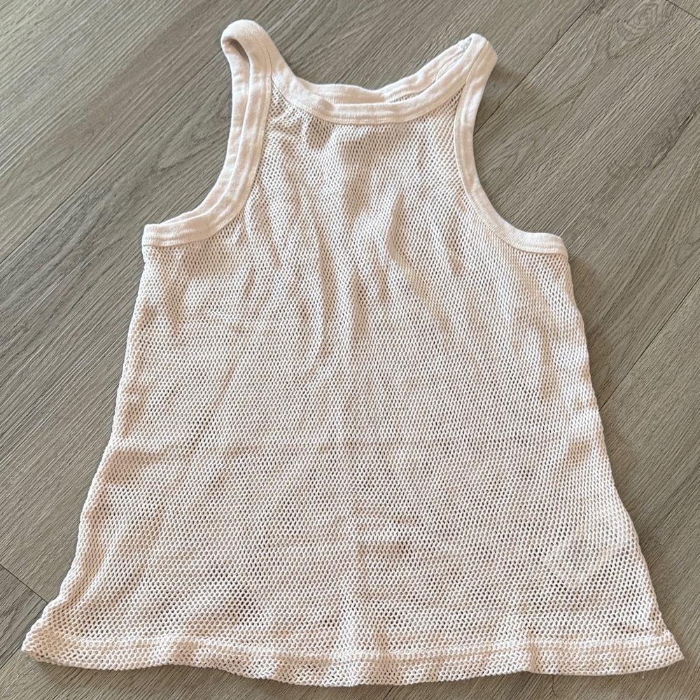 Urban Outfitters Soft cream Mesh Tank